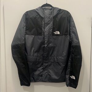 The North Face Men's Black and Gray Shell Jacket Size Large